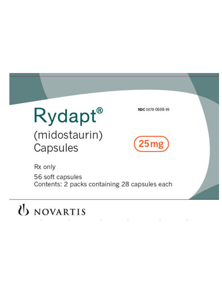 RYDAPT (midostaurin) capsules cost price in Philippines, Vietnam, Ireland India