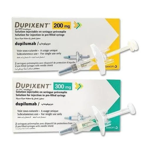 DUPIXENT (dupilumab) injection, for oral use. Available in India UAE UK Saudi Arabia Argentina Brazil Hungary Russia and China