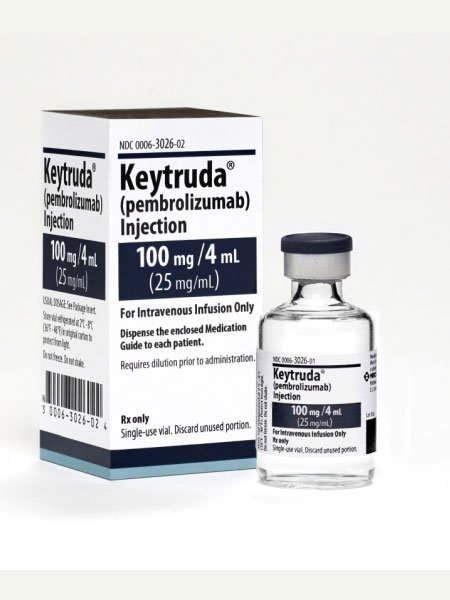 KEYTRUDA (pembrolizumab) injection, for intravenous use. Available in Vietnam, Phillipines, Ireland, India