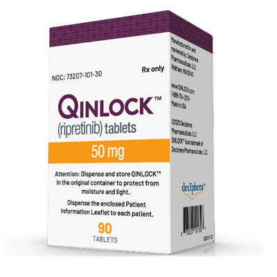 QINLOCK (ripretinib) tablets price in Vietnam, Philippines and Ireland.