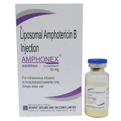 Amphonex (Liposomal Amphotericin B) Available price India UAE UK Saudi Arabia Argentina Brazil Hungary Philippines Russia Europe and China