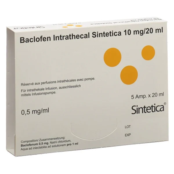 SINTETICA (BACLOFEN INTRATHECAL) Available price India UAE UK Saudi Arabia Argentina Brazil Hungary Philippines Russia Europe and China